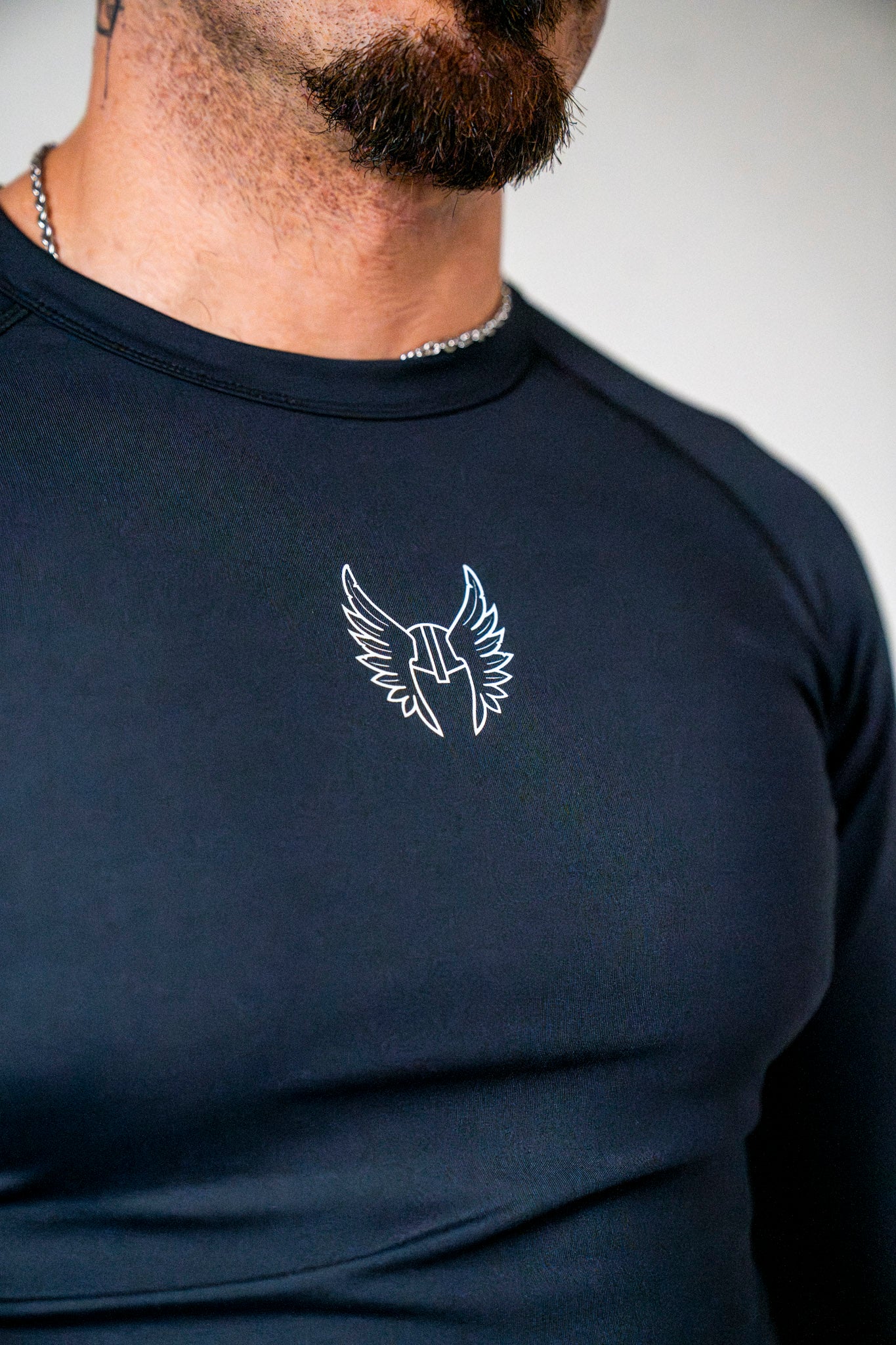 Remera Lycra Hombre Black