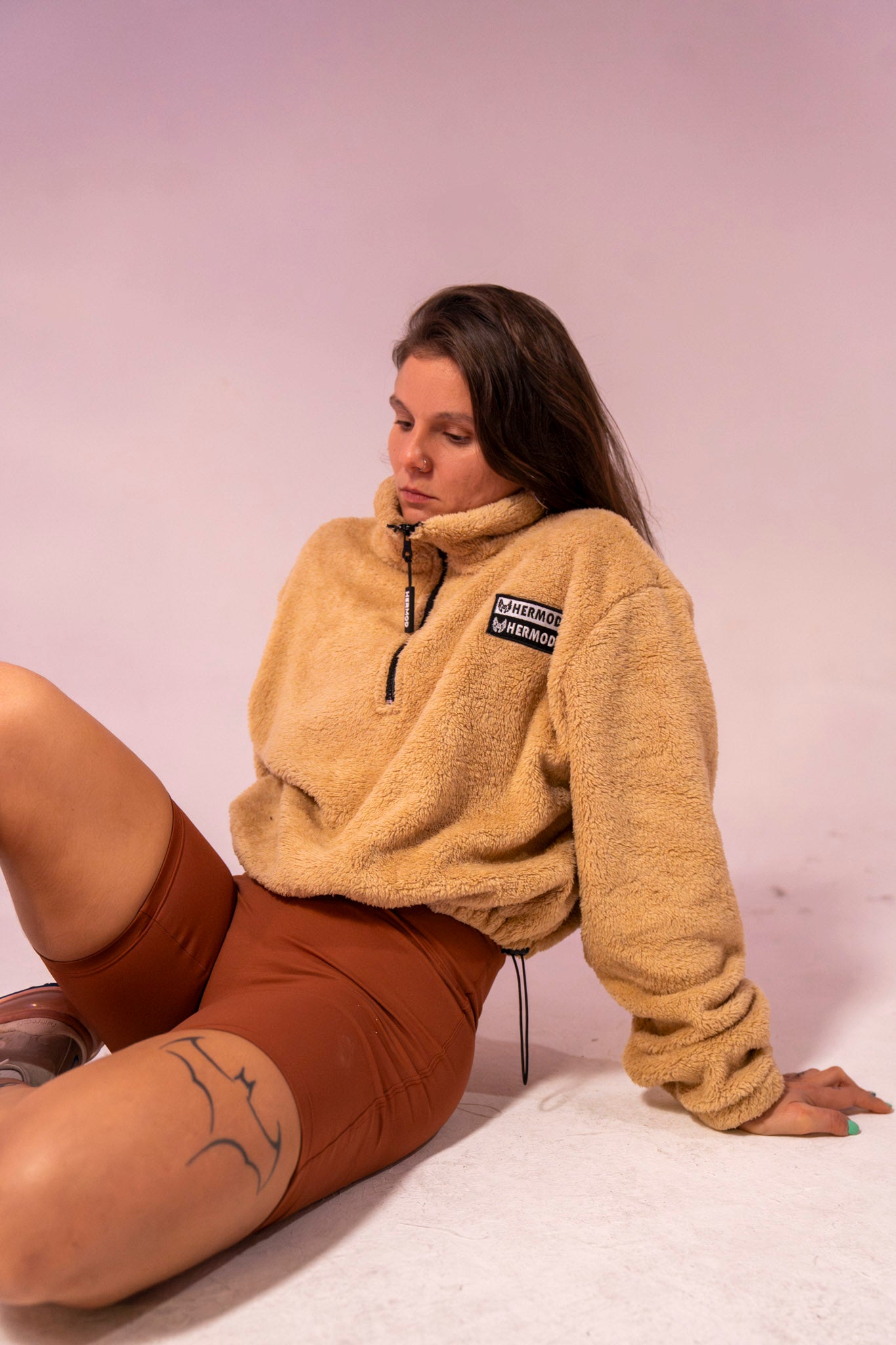 Buzo Peludo Beige