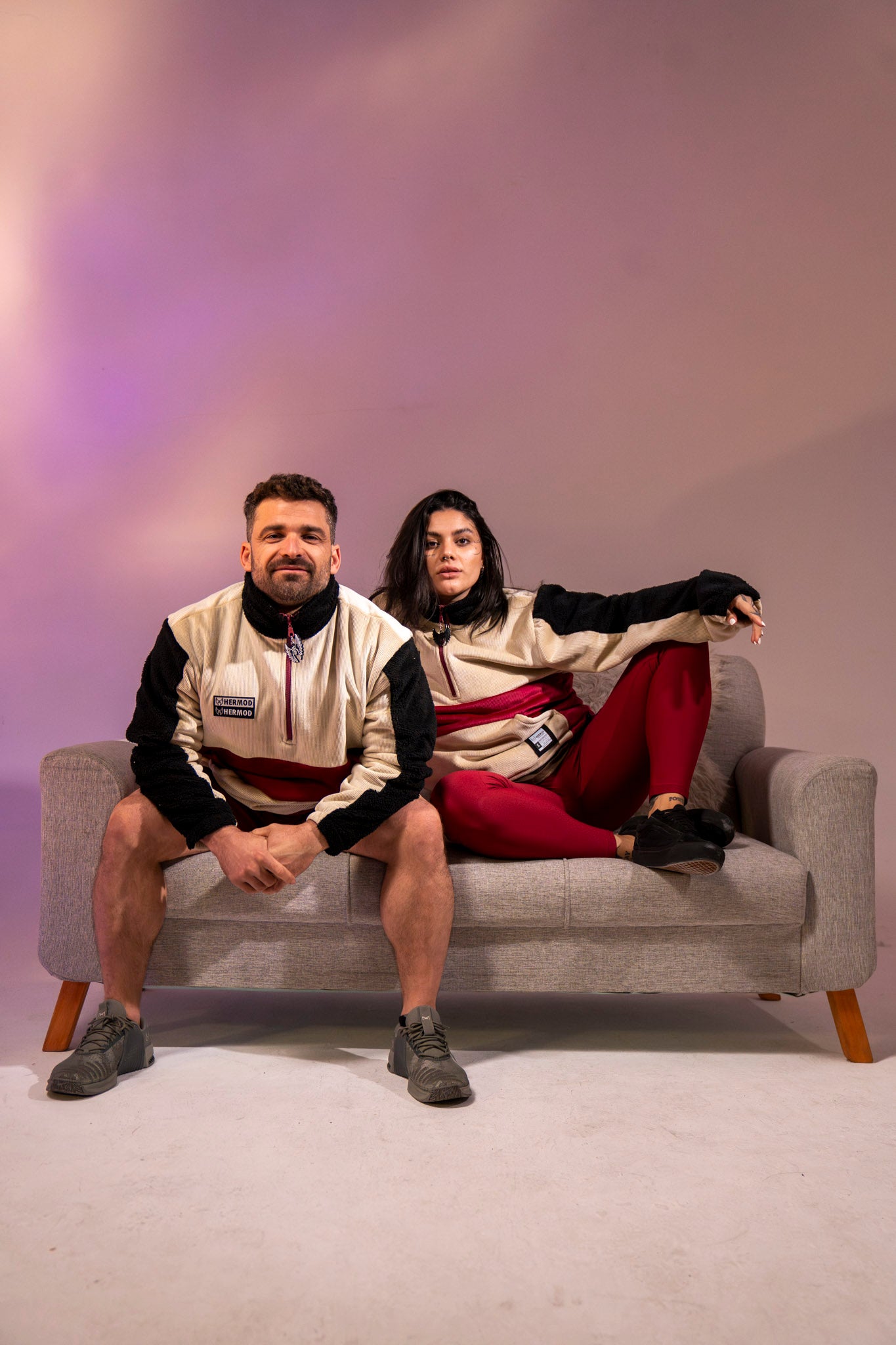 Buzo Peludo Rojo