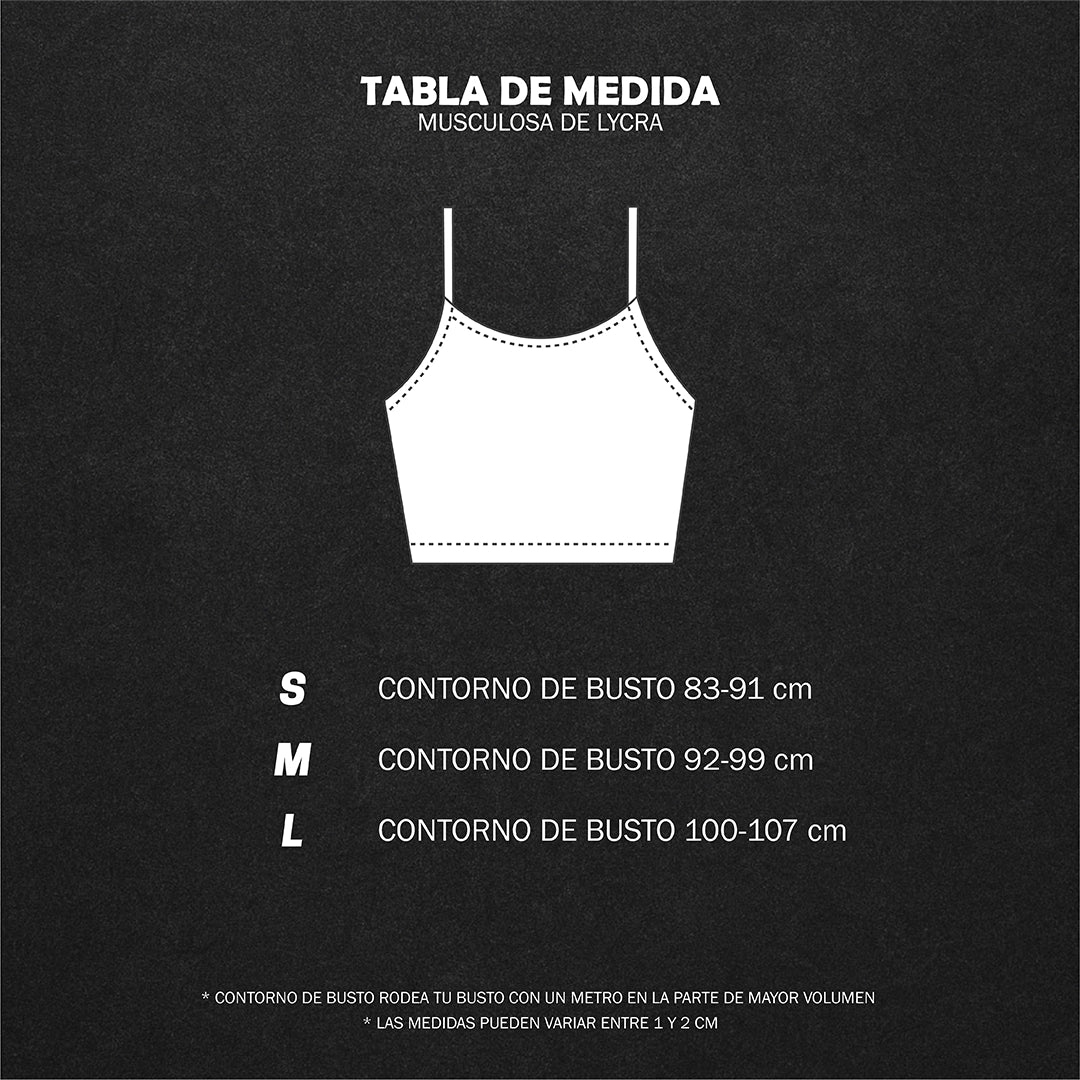 Musculosa Lycra Mercury