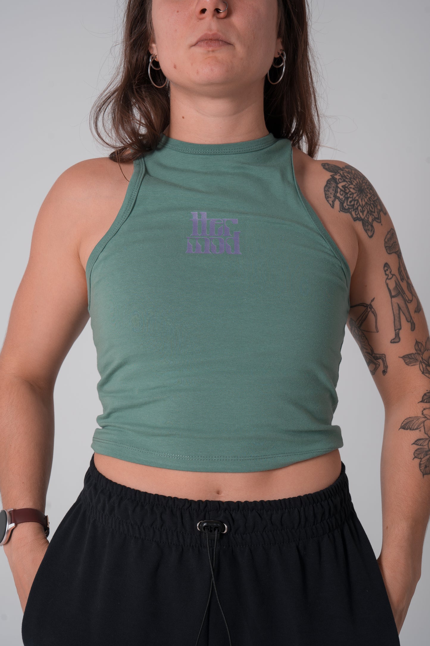 Musculosa Justa Verde x Art