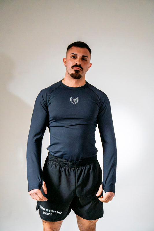 Remera Lycra Hombre Black