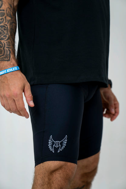 Calza corta Hombre black 80