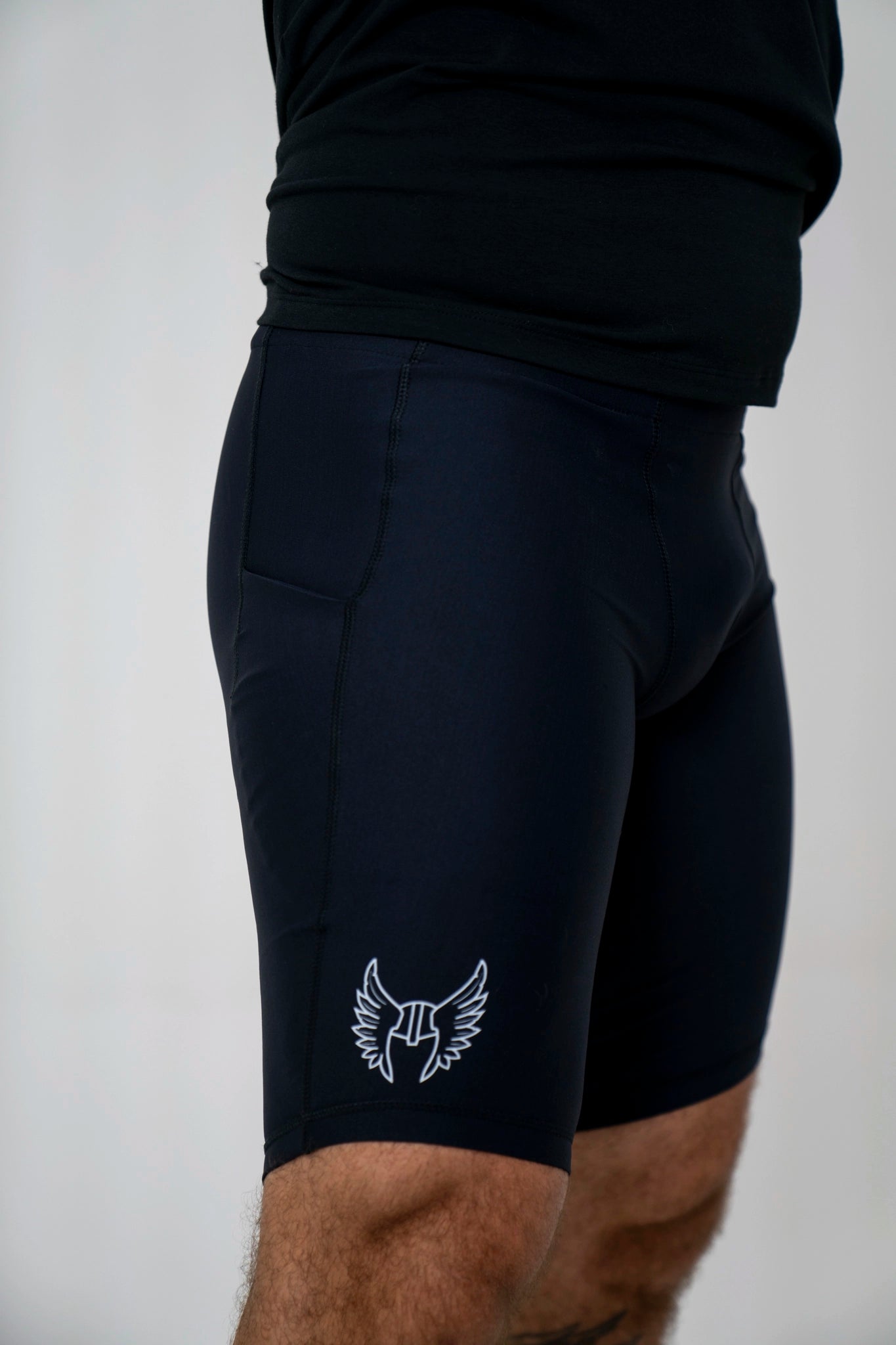Calza corta Hombre black 80