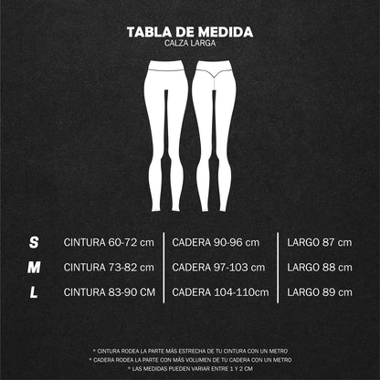 Calza larga black 80