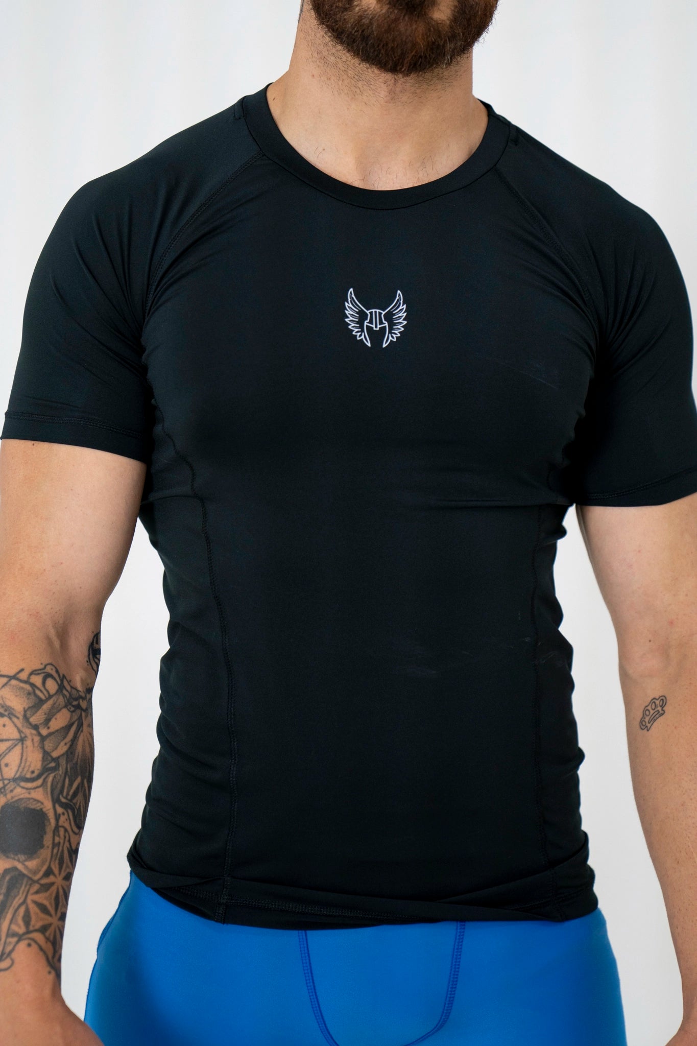 Remera lycra Hombre black 80