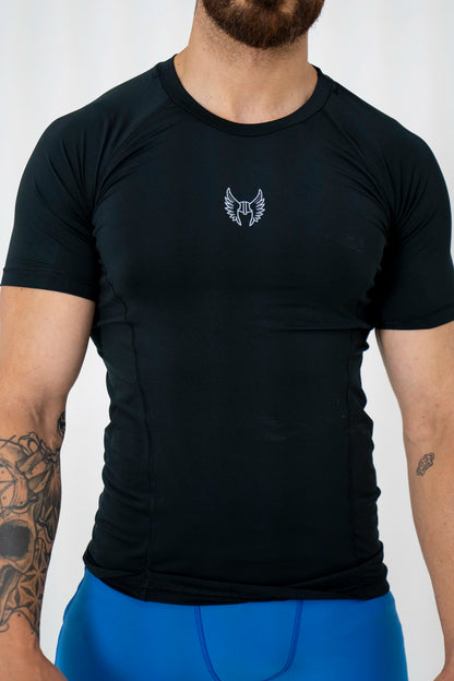 Remera lycra Hombre black 80
