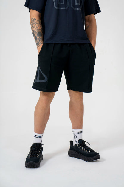 Short footer black 80