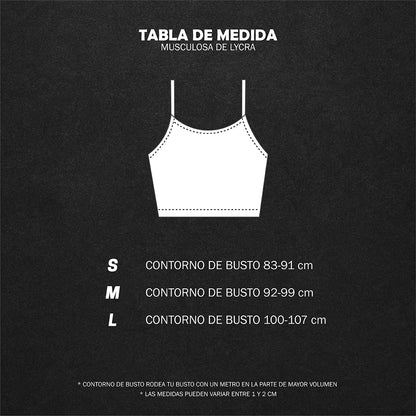Musculosa Lycra Mercury
