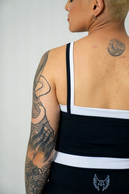 Musculosa doble black 80