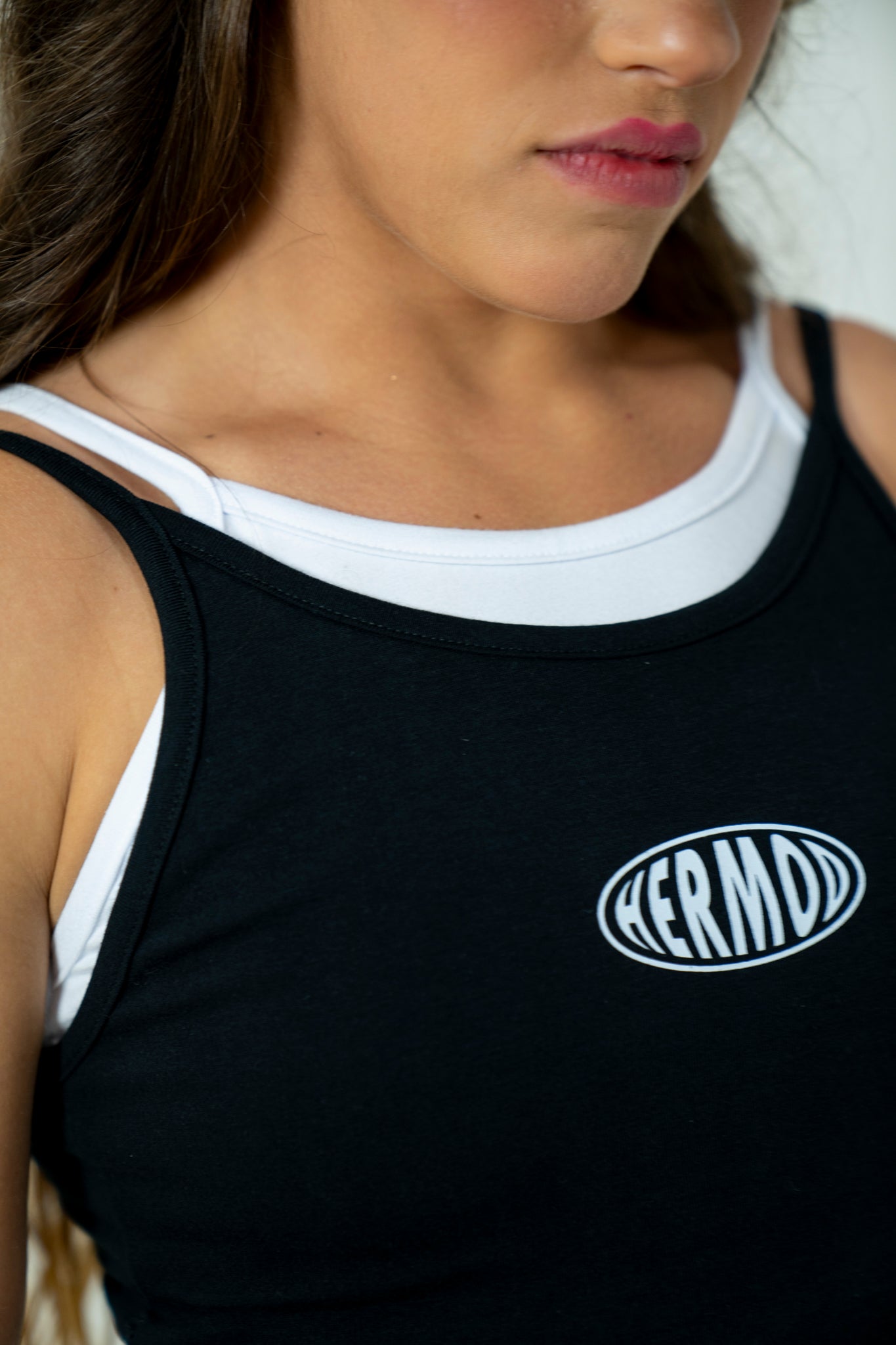 Musculosa Justa doble black 80