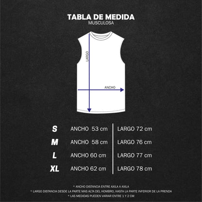 Musculosa Kraken black 80